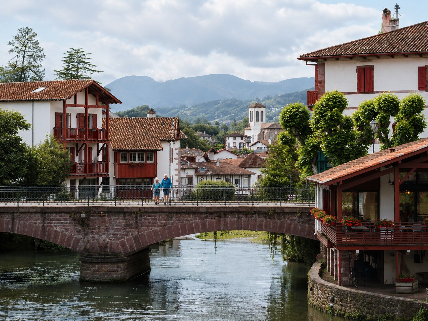 The Basque Country around Saint-Jean-Pied-de-Port in November